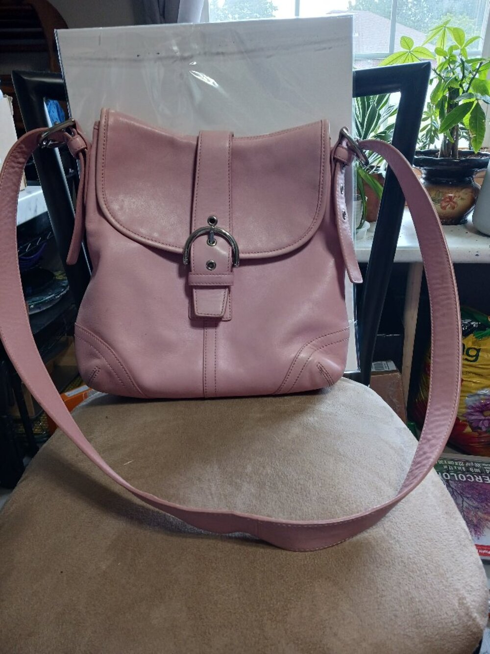 Coach Pink Leather Soho Two Way Crossbody Bag. Mo4d-9… - Gem